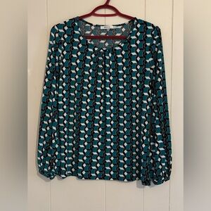 (2 for $20) Ricki's Geometric Print Top EUC